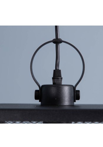 VENTURE DESIGN Hage Deckenleuchte - schwarzes Eisen