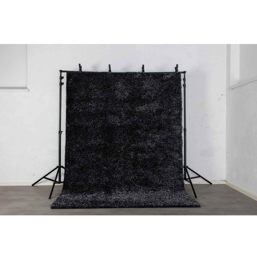 VENTURE DESIGN Mattis gulvtppe - antracitgr polyester (230x160)