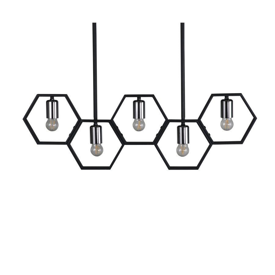 VENTURE DESIGN Queen B taklampe - svart jern