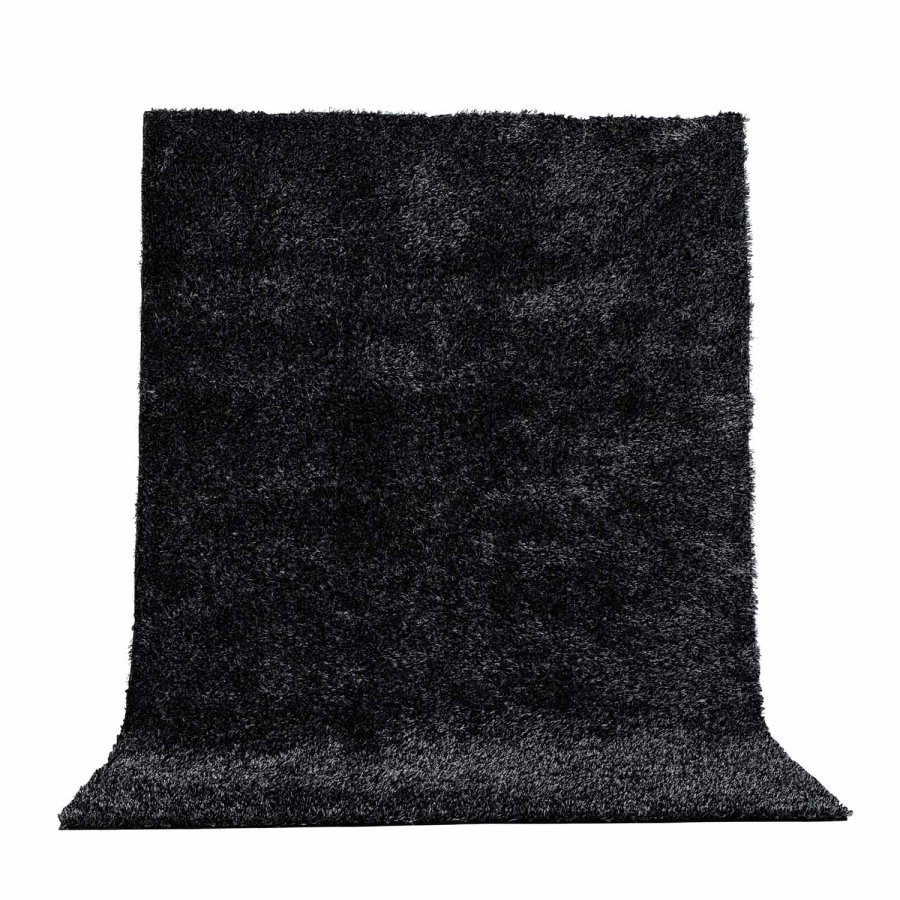 VENTURE DESIGN Mattis gulvtppe - antracitgr polyester (290x200)