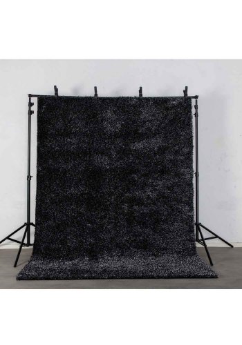 VENTURE DESIGN Mattis gulvtppe - antracitgr polyester (290x200)