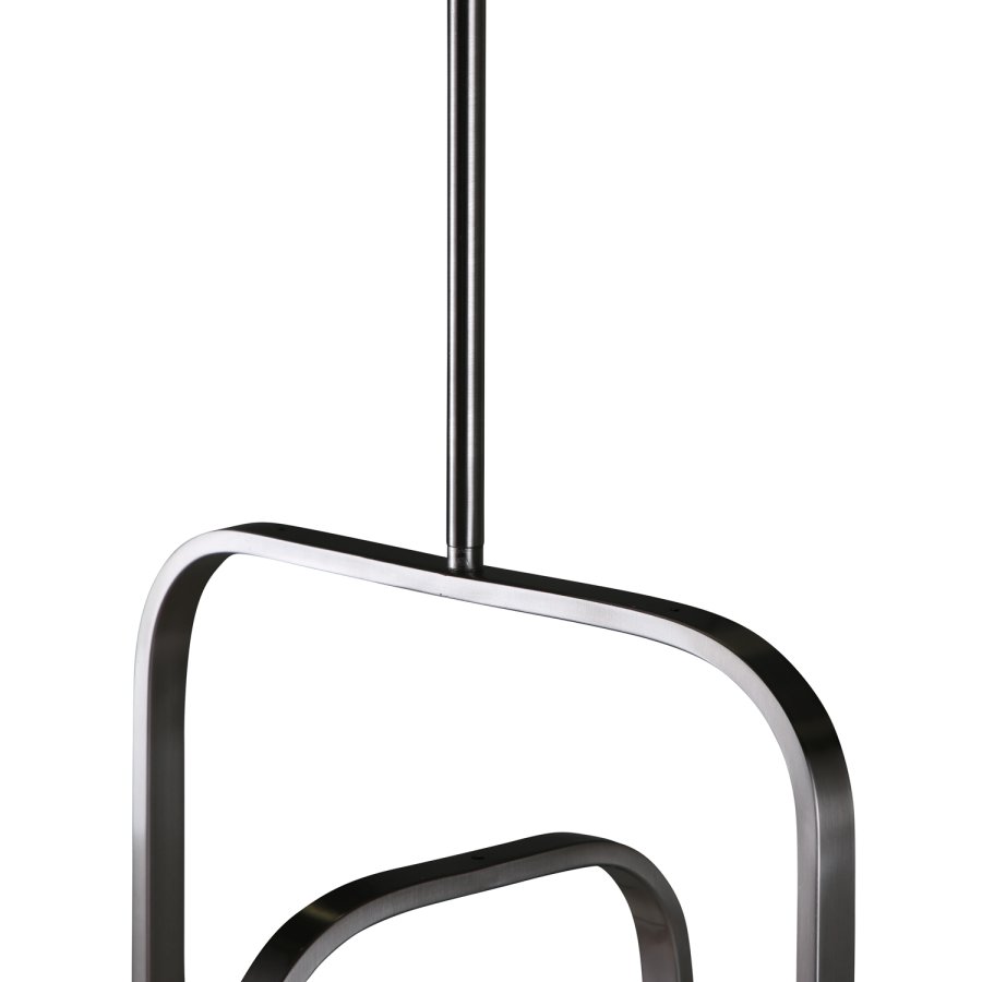 VENTURE DESIGN Aludra Deckenleuchte - Glas und silbernes Eisen