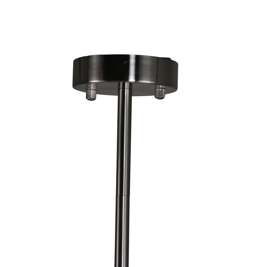 VENTURE DESIGN Aludra Deckenleuchte - Glas und silbernes Eisen