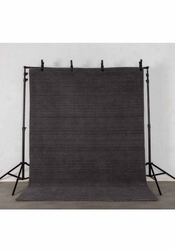 VENTURE DESIGN Ulla teppe - mrkegr ull og polyester (170x240)