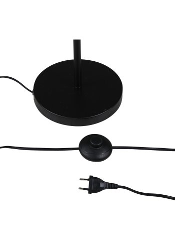 VENTURE DESIGN Atticus gulvlampe - naturlig tre og svart jern