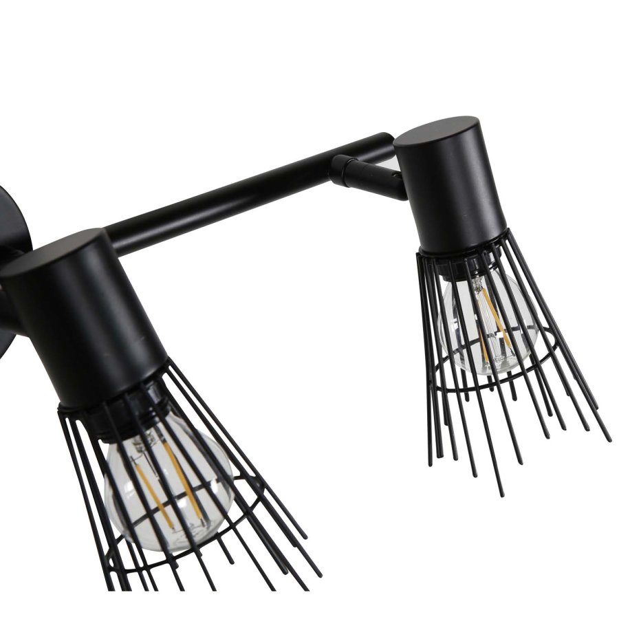 VENTURE DESIGN Pico vegglampe - svart jern