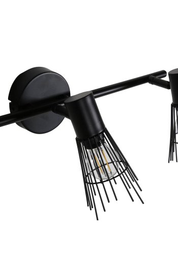 VENTURE DESIGN Pico vegglampe - svart jern