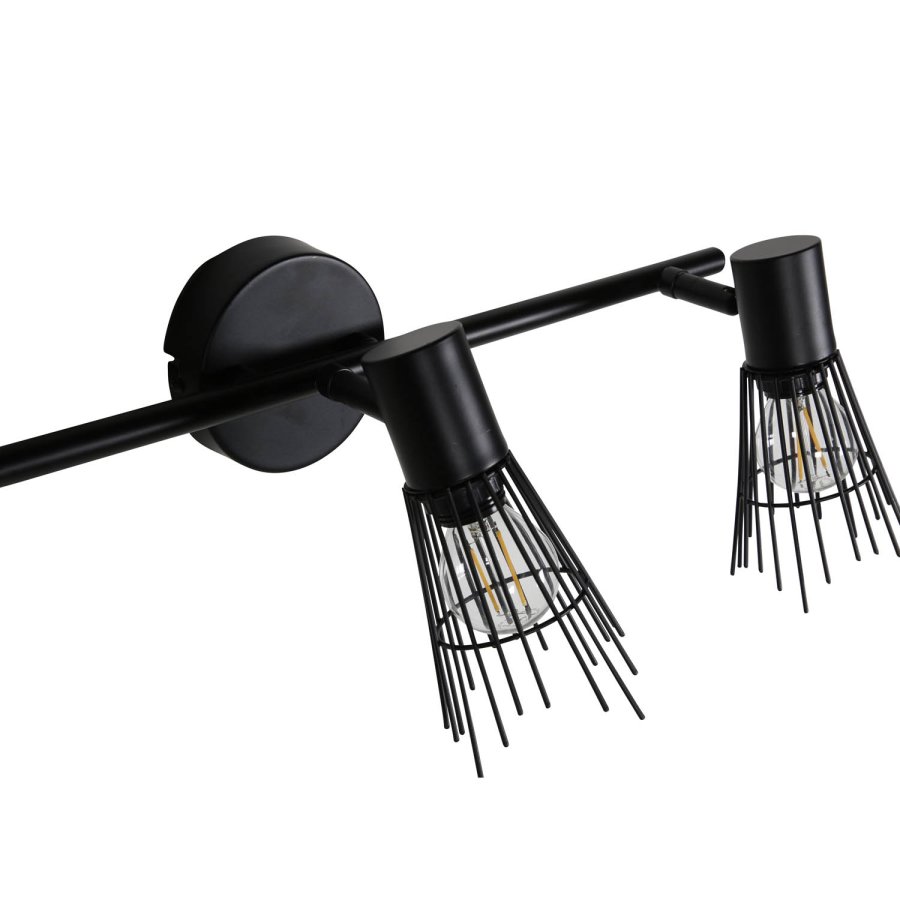 VENTURE DESIGN Pico vegglampe - svart jern