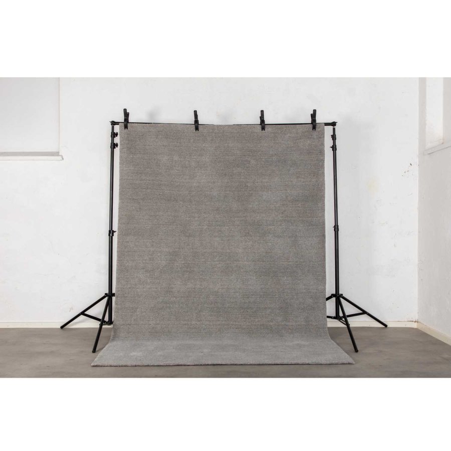 VENTURE DESIGN Ulla teppe - lys gr ull og polyester (250x350)