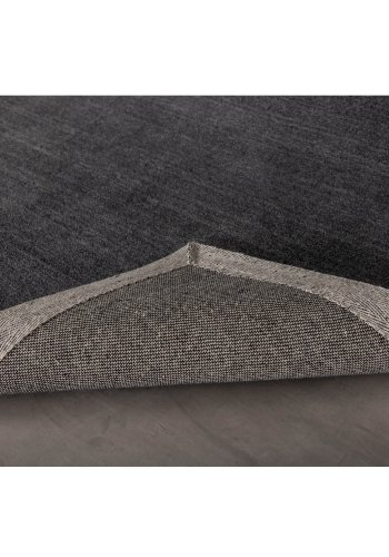 VENTURE DESIGN Ulla teppe - mrkegr ull og polyester (250x350)
