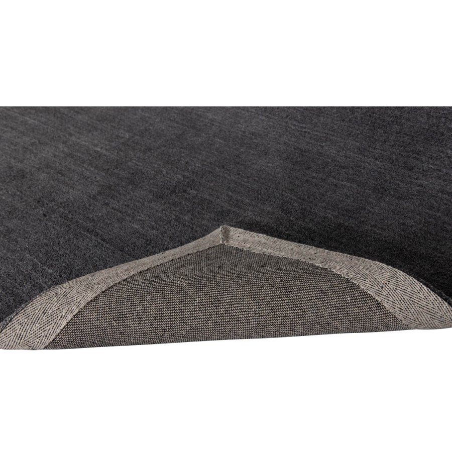 VENTURE DESIGN Ulla teppe - mrkegr ull og polyester (250x350)