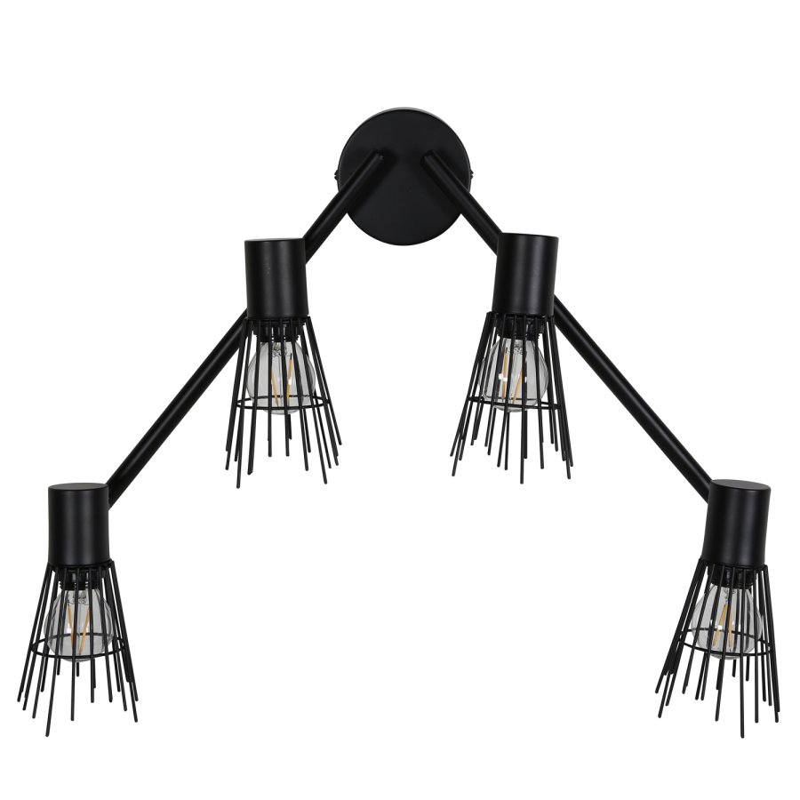 VENTURE DESIGN Pico vegglampe - svart jern