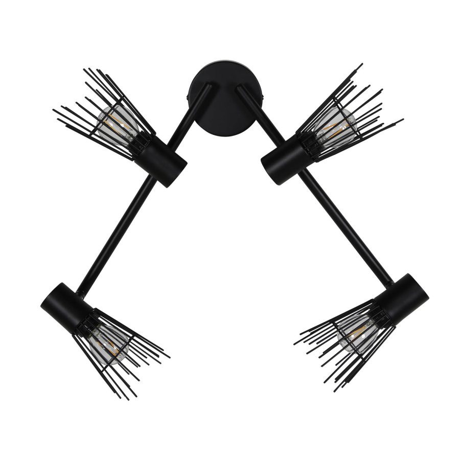 VENTURE DESIGN Pico vegglampe - svart jern