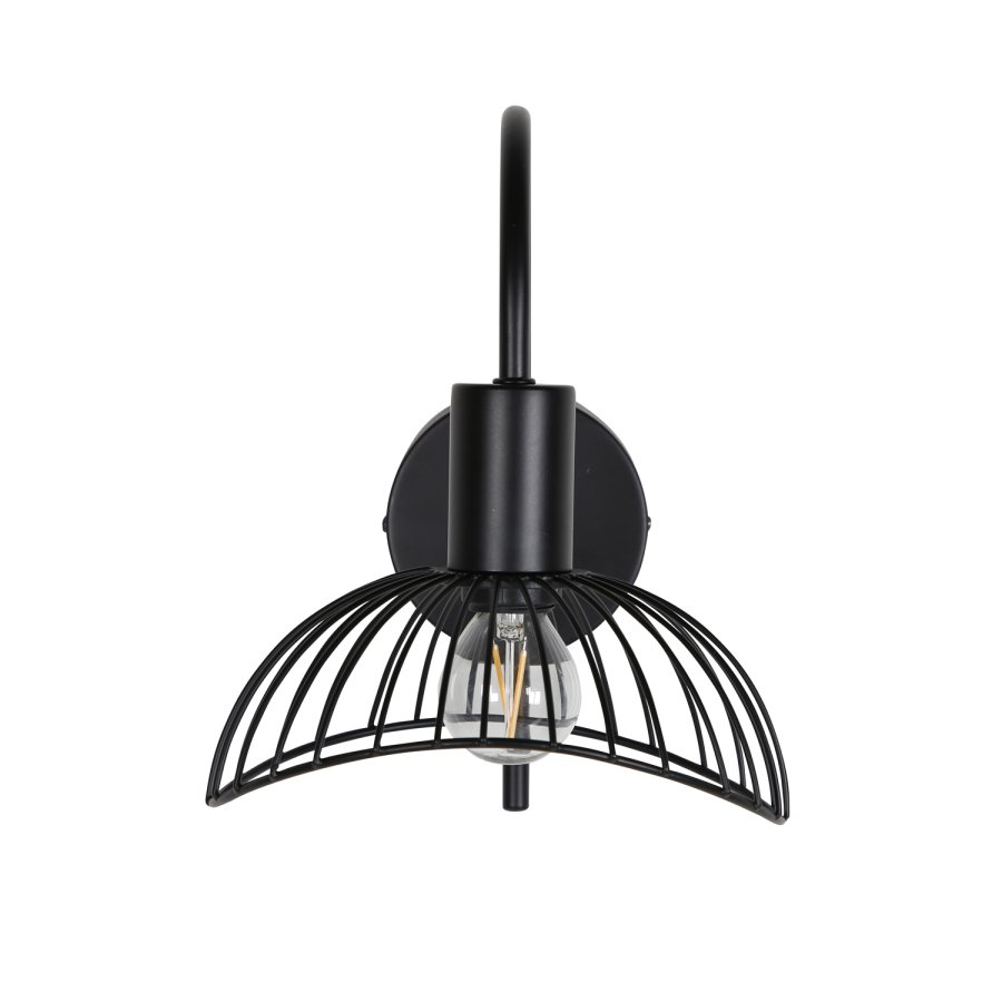 VENTURE DESIGN Elsa Wandleuchte - schwarzes Eisen