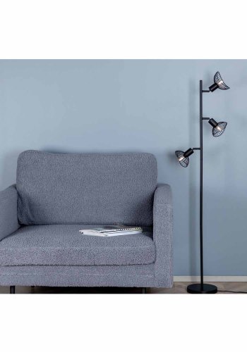 VENTURE DESIGN Elsa gulvlampe - sort jern