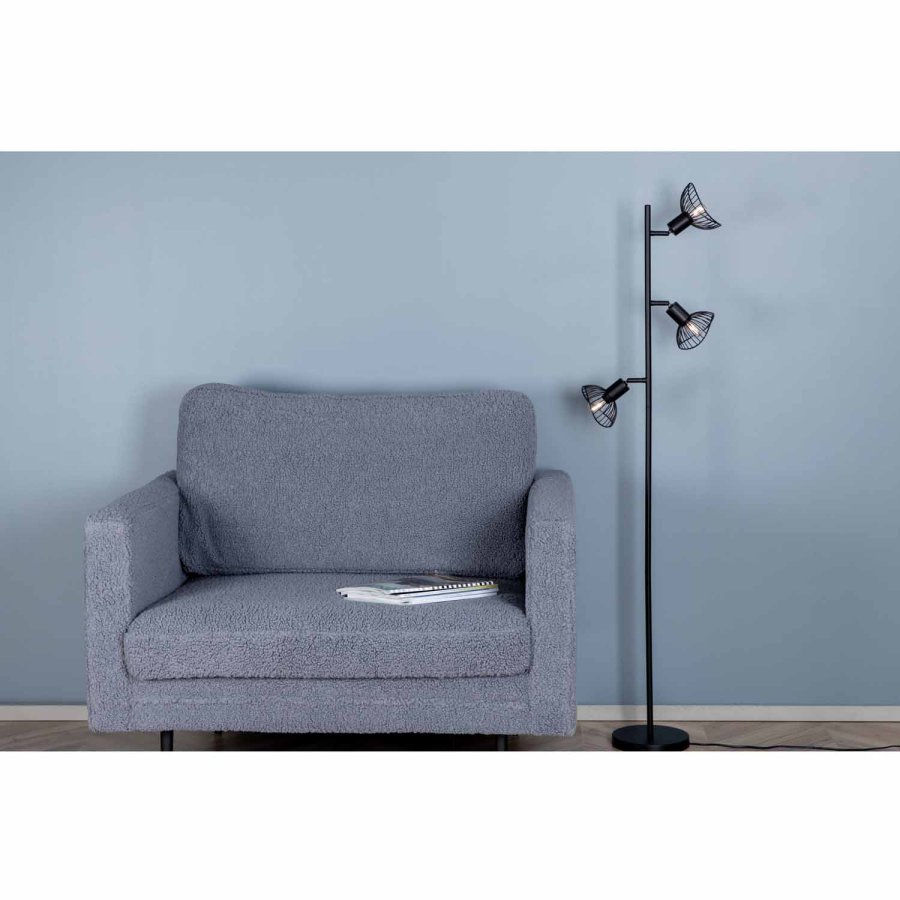 VENTURE DESIGN Elsa gulvlampe - sort jern