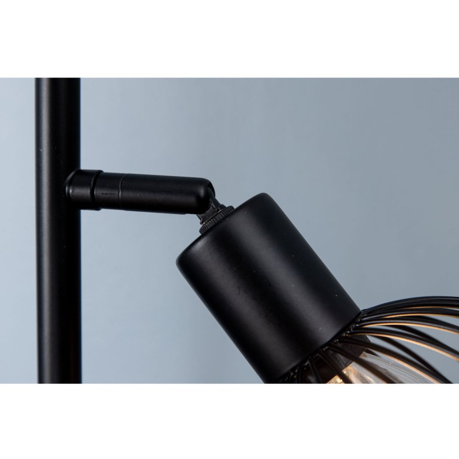 VENTURE DESIGN Elsa gulvlampe - sort jern