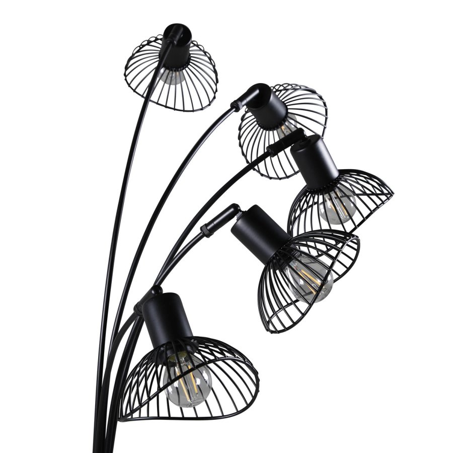 VENTURE DESIGN Elsa gulvlampe - sort jern