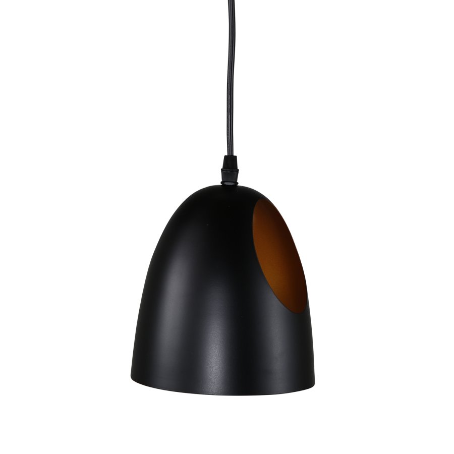 VENTURE DESIGN Elda taklampe - kobber og sort jern