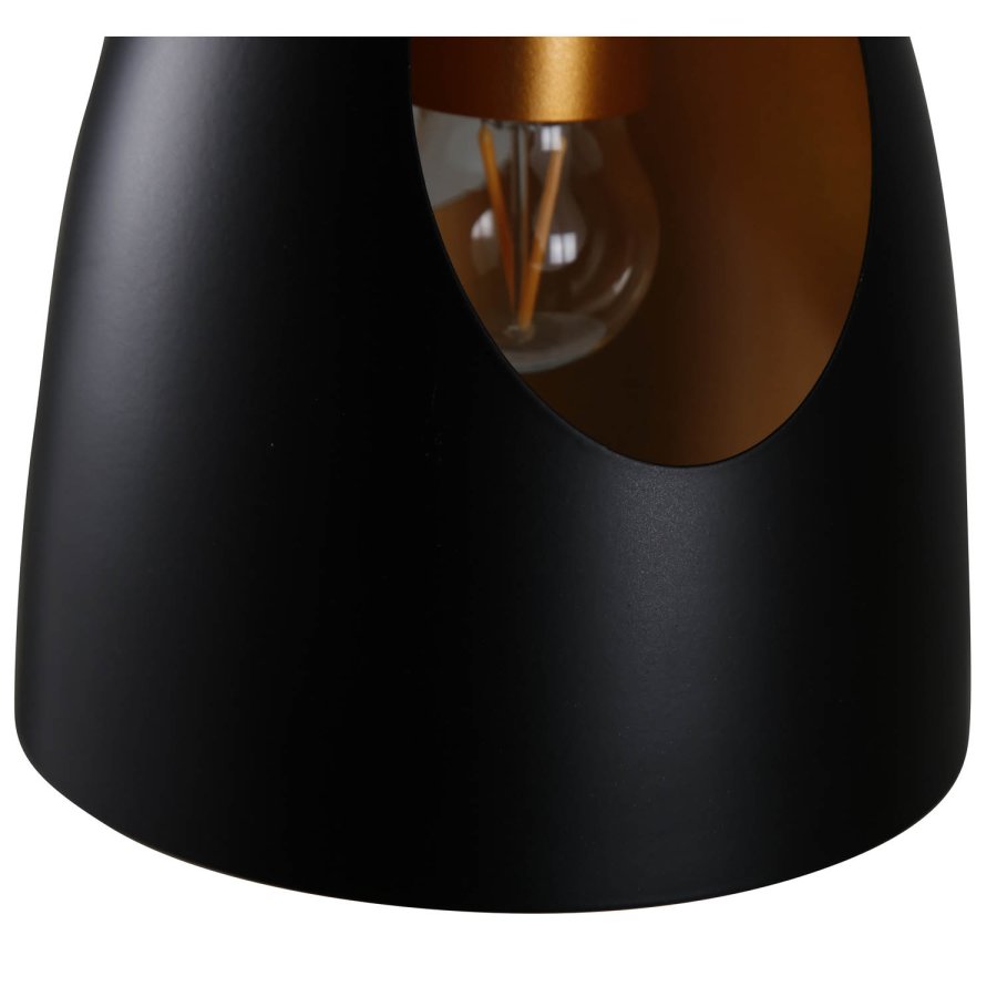 VENTURE DESIGN Elda taklampe - kobber og sort jern