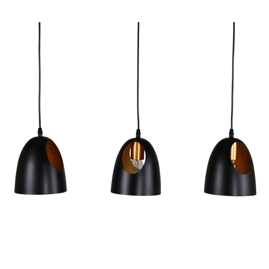 VENTURE DESIGN Elda taklampe - kobber og sort jern