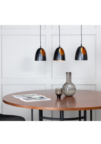 VENTURE DESIGN Elda taklampe - kobber og sort jern