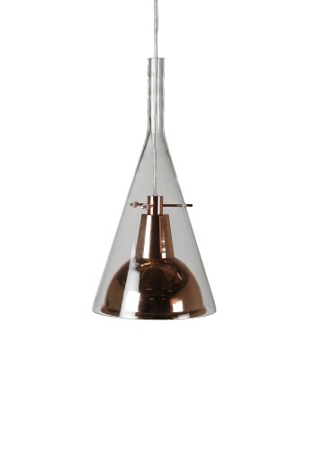 VENTURE DESIGN Sirius anheng - klart glass og kobberfarget metall ( 25)