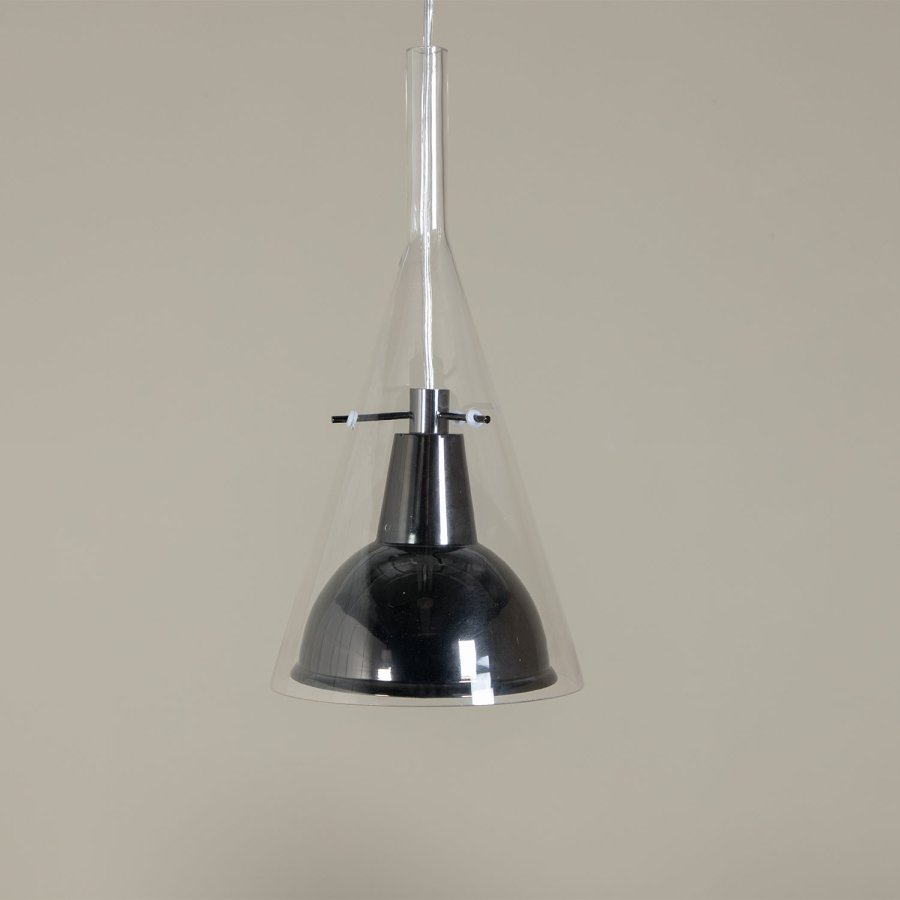 VENTURE DESIGN Sirius anheng - klart glass og svart metall ( 25)