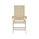 VENTURE HOME Panama Light 5-posisjonsstol 2-pakning beige/teak