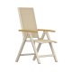 VENTURE HOME Panama Light 5-posisjonsstol 2-pakning beige/teak