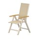 VENTURE HOME Panama Light 5-posisjonsstol 2-pakning beige/teak