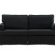 VENTURE DESIGN Anton 2-seters sofa - sort polyester og sort stl