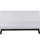 VENTURE DESIGN Bodil sovesofa - hvit teddystoff og sort stl (180x106)