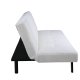 VENTURE DESIGN Bodil sovesofa - hvit teddystoff og sort stl (180x106)