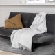 VENTURE DESIGN Bodil sovesofa - mrkegr flyel og sort stl (180x91,50)