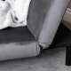 VENTURE DESIGN Bodil sovesofa - mrkegr flyel og sort stl (180x91,50)