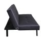 VENTURE DESIGN Bodil sovesofa - mrkegr flyel og sort stl (180x91,50)