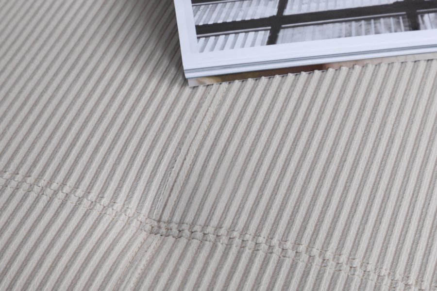 VENTURE DESIGN Bodil sovesofa - beige flyel og svart stl (180x60)