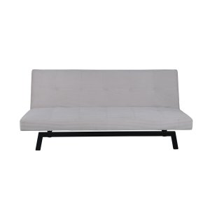 VENTURE DESIGN Bodil sovesofa - beige fljl og sort stl (180x60)