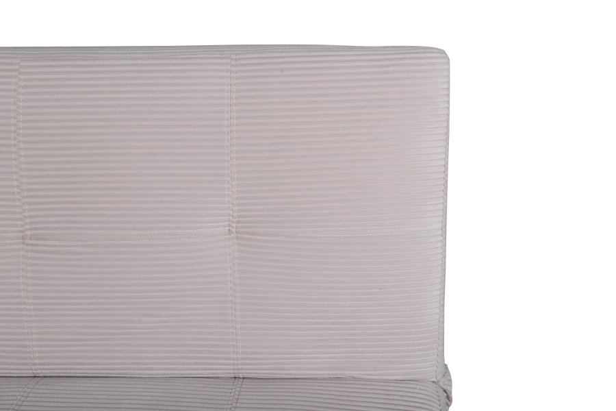 VENTURE DESIGN Bodil sovesofa - beige flyel og svart stl (180x60)