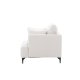 VENTURE DESIGN Sofia lenestol, m. armlener - beige polyester og sort stl