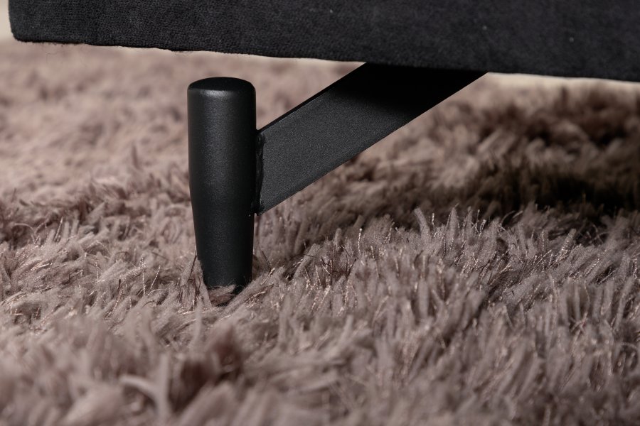 VENTURE DESIGN Sofia lenestol - svart polyester og sort stl