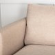 VENTURE DESIGN Zoom 2-seters sofa - brun polyester og sort stl