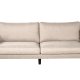 VENTURE DESIGN Zoom 2-seters sofa - brun polyester og sort stl