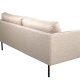 VENTURE DESIGN Zoom 2-seters sofa - brun polyester og sort stl