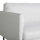 VENTURE DESIGN Zoom 2-manns sofa - beige polyester og sort stl