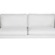 VENTURE DESIGN Zoom 2-manns sofa - beige polyester og sort stl