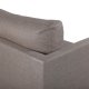 VENTURE DESIGN Zoom 3-seters sofa - brun polyester og sort stl