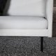 VENTURE DESIGN Zoom 3-seters sofa - beige polyester og sort stl