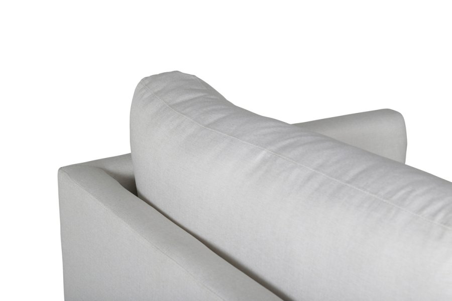 VENTURE DESIGN Zoom lenestol - beige polyester og sort stl